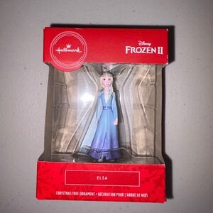 Disney‎ hallmark elsa frozen Christmas holidays ornament blue new in box
